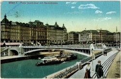 Wien 1, Franz Josefs-Quai mit Marienbrücke