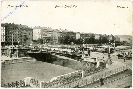 Wien 1, Franz Josefs-Kai, Stefanie-Brücke