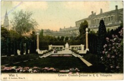 Wien 1, Kaiserin Elisabeth Denkmal im k.k. Volksgarten