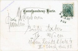 Wien 7, Hotel Wimberger, Gruss aus Wien