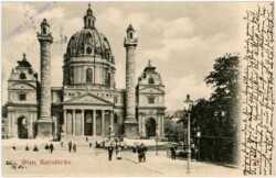 ak104230 Wien 4, Karlskirche