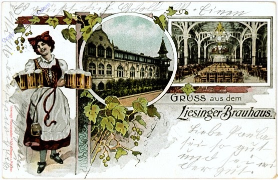 Wien 23, Gruss aus dem Liesinger Brauhaus