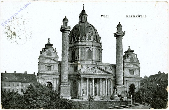ak104274 Wien 4, Karlskirche