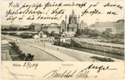 ak104322 Wien 4, Karlsplatz