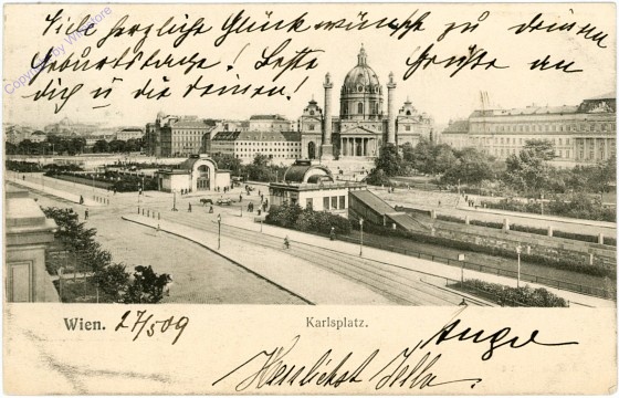 ak104322 Wien 4, Karlsplatz