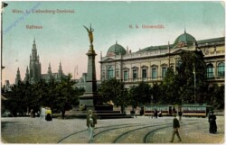 Wien 1, Liebenberg-Denkmal, Rathaus, Universität