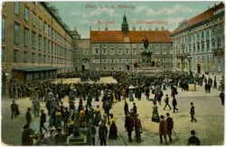 Wien 1, K.k. Hofburg, Burghof, Wacheablösung