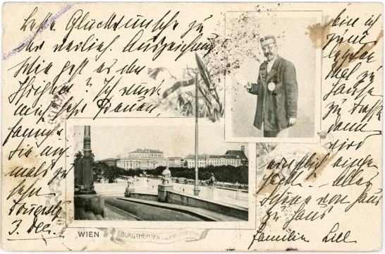 Wien 1, Burgtheater vom Parlament aus