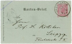 Kartenbrief 1898