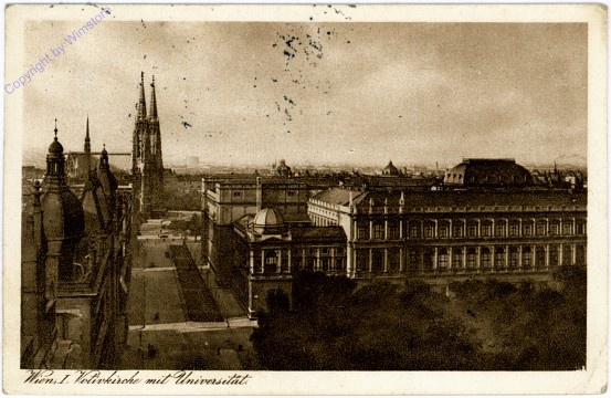 Wien 9, Votivkirche mit Universität