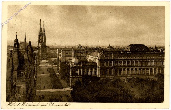 Wien 9, Votivkirche mit Universität