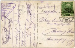 Wien 13, Alfred Doll's Weinhaus, Ob.St.Veith, Stock im Weg