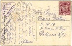 Wien 13, Alfred Doll's Weinhaus, Ob.St.Veith, Stock im Weg