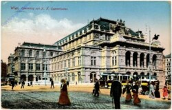 Wien 1, Opernring mit k.k. Operntheater