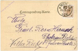 Wien 8, Albertplatz, Gruss aus Wien