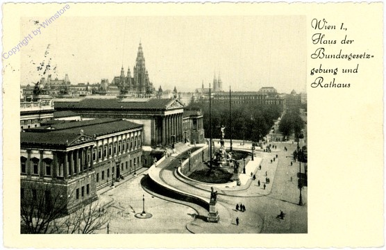 Wien 1, Haus der Bundesgesetzgebung und Rathaus