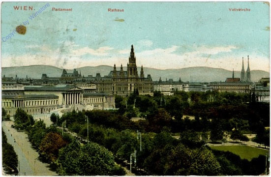 Wien 1, Parlament, Rathaus, Votivkirche