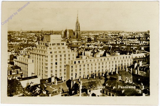 Wien 1, Hochhaus in der Herrengasse (Panorama)