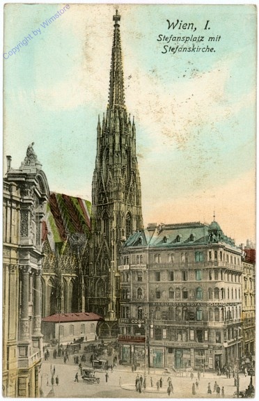 ak104517 Wien 1, Stefansplatz, mit Stefanskirche