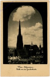 Wien 1, Stefansdom, Blick von der Jesuitenkirche