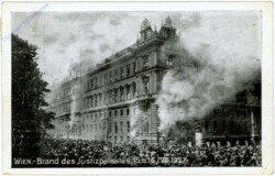 Wien 1, Brand des Justizpalastes 15. und 16.VII.1927