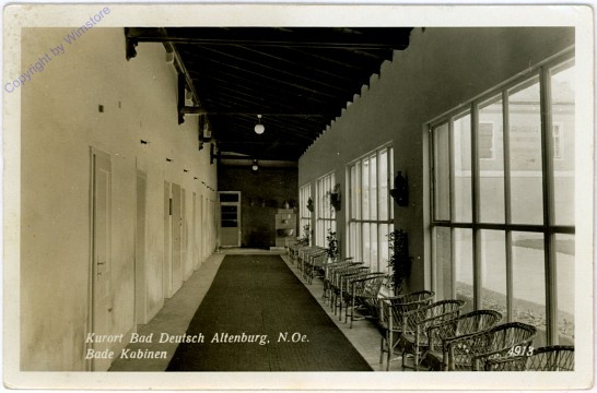 Bad Deutsch Altenburg, Bade Kabinen