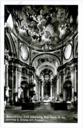 Altenburg bei Horn, Benediktinrestift, Inneres der Kirche mit Kuppel