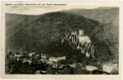 Baden, Helenental mit der Ruine Rauhenstein
