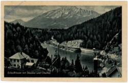 Erlaufklause, mit Stausee und Ötscher