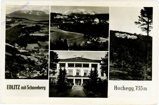 Edlitz, mit Schneeberg, Hochegg