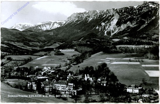 ak104658 Edlach, Ortsansicht, Kronichhof