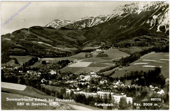 ak104663 Edlach, Kuranstalt, Rax
