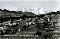 Grünbach, mit Schneeberg
