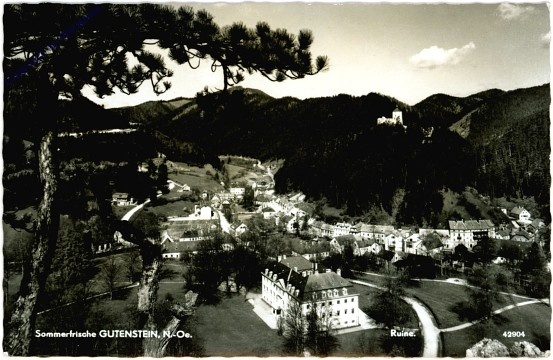 ak104767 Gutenstein, Ruine