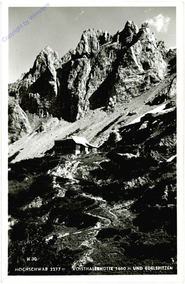 Hochschwab, Voisthalerhütte und Edelspitzen