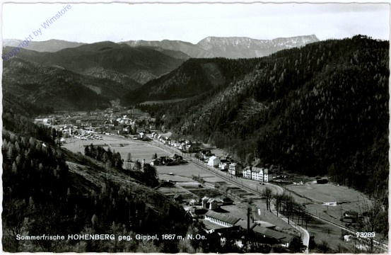 Hohenberg / Lilienfeld, gegen Gipfel