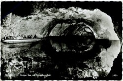 Hinterbrühl, Seegrotte, Großer See mit Motorbootsfahrt