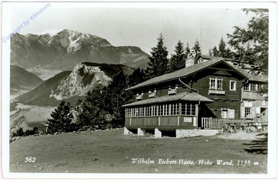 Hohe Wand, Wilhelm Eichert-Hütte