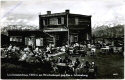 Hirschenkogel, Liechtensteinhaus gegen Rax und Schneeberg