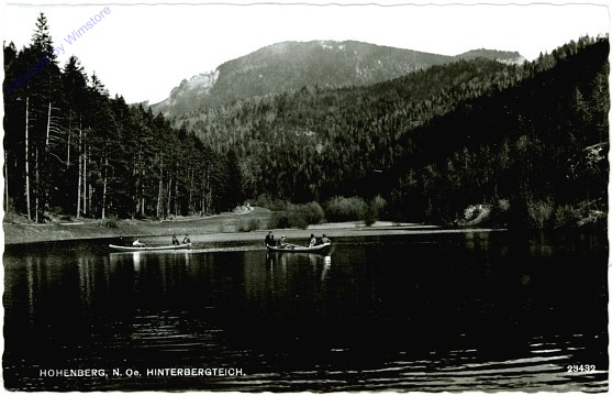 Hohenberg / Lilienfeld, Hinterbergteich