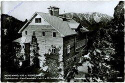 Hohe Wand, Kleine Kanzel, Gastwirtschaft "Klein Kanzelhaus"