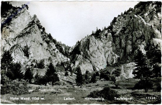 Hohe Wand, Leiterl, Höhlensteig, Teufelsgrat
