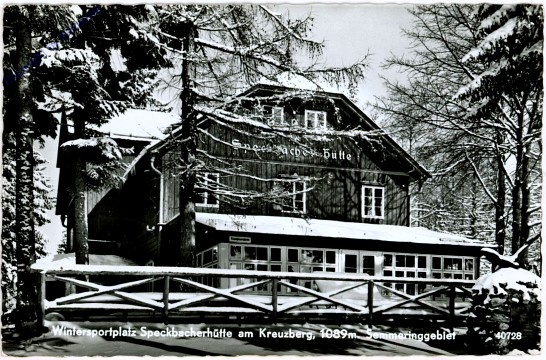 Breitenstein, Speckbacherhütte am Kreuzberg