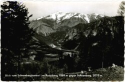 Kreuzberg, gegen Schneeberg vom Schneebergbankerl