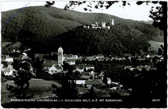 Kirchschlag i.d. Buckligen Welt, mit Burgruine