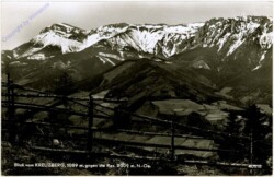 Kreuzberg, gegen die Rax