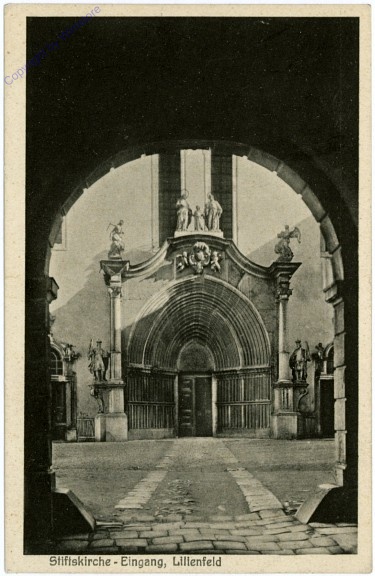 Lilienfeld, Stiftskirche - Eingang