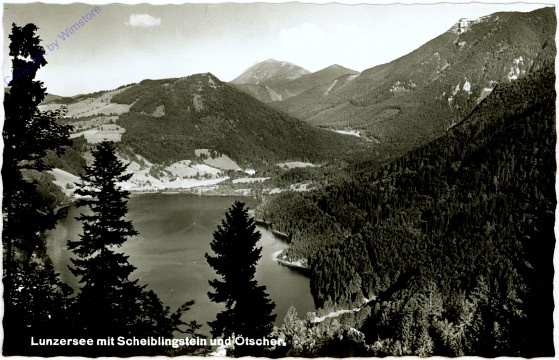 Lunzer See, mit Scheiblingstein und Ötscher