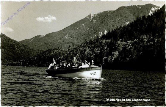 Lunzer See, Motorboot
