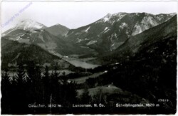 Lunzer See, Ötscher, Scheiblingstein
